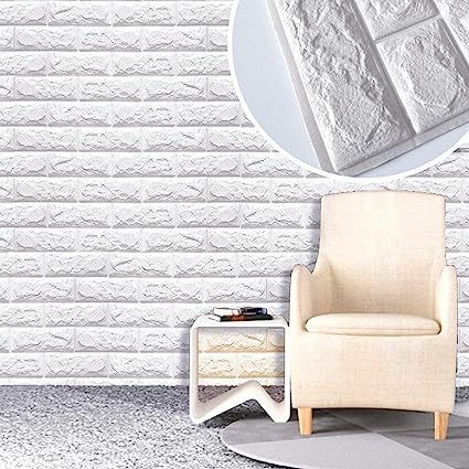 3D Self-Adhesive Brick Wall Stickers 70x77 cm