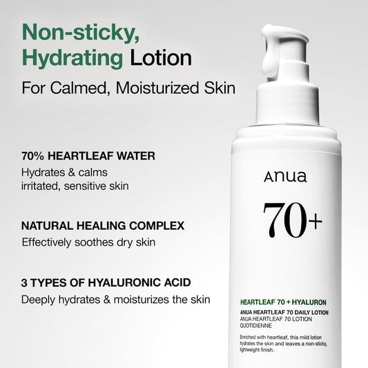 ANUA HEARTLEAF 70% DAILY RELEIF LOTION