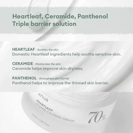 ANUA Heartleaf 70% Intense Calming Cream
